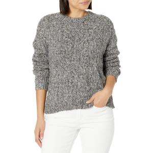 imageLucky Brand Womens Crew Neck Marled SweaterHeather Grey