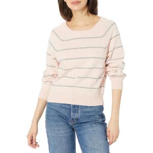 imageLucky Brand Womens Crew Neck SweaterCeramic Pink Combo