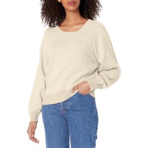 imageLucky Brand Womens Crew Neck SweaterStraw Heather