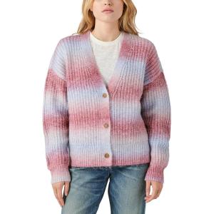 imageLucky Brand Womens Ombre CardiganBlue and Pink Combo