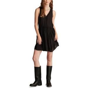 imageLucky Brand Womens Ruffle Mini DressCaviar