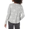 imageLucky Brand Womens Cloud Jersey Long Sleeve CrewGrey Stars