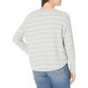 imageLucky Brand Womens Cloud Jersey Long Sleeve CrewGrey Stripe