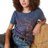 imageLucky Brand Womens Janis Joplin Classic Crew TeeDress Blues