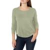 imageLucky Brand Womens Cloud Jersey Long Sleeve CrewDesert Sage