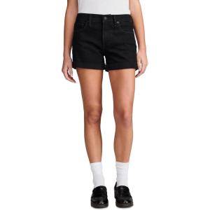 imageLucky Brand Womens Mid Rise Ava Roll Up ShortClean Black