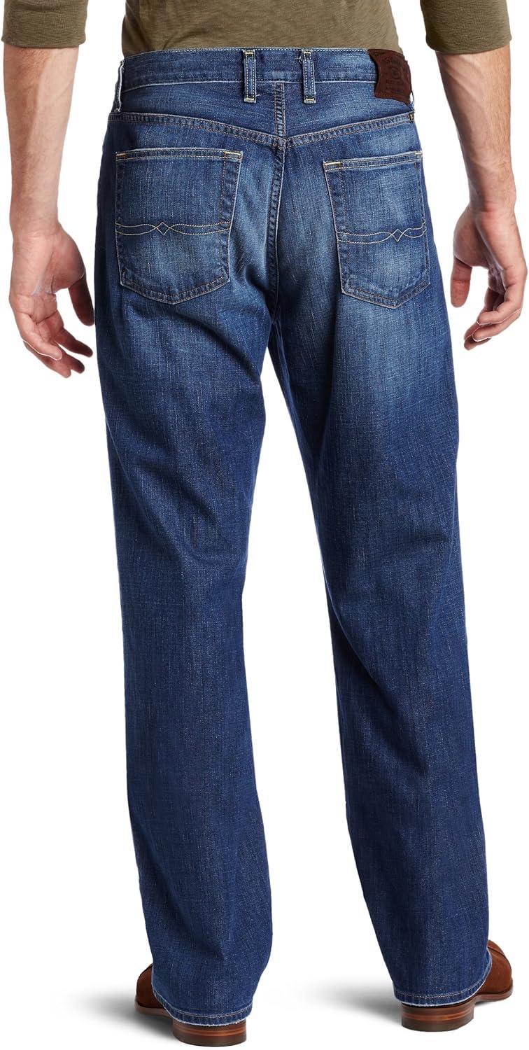 imageLucky Brand Mens 181 Relaxed Straight Leg Jean in Ol Night ShiftOl Neptune