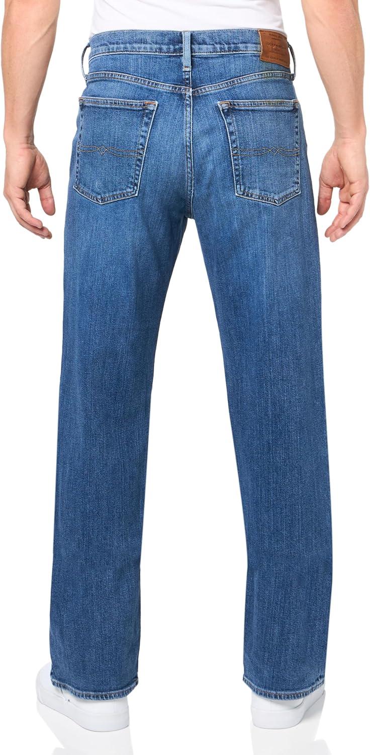 imageLucky Brand Mens 181 Relaxed Straight Leg Jean in Ol Night ShiftSandy