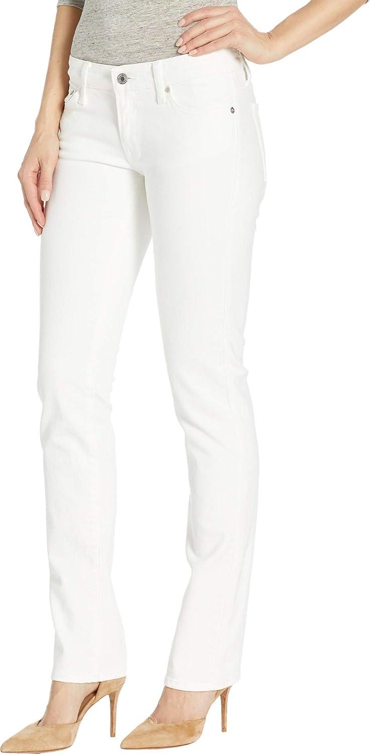 imageLucky Brand Womens Mid Rise Sweet Straight JeansClean White