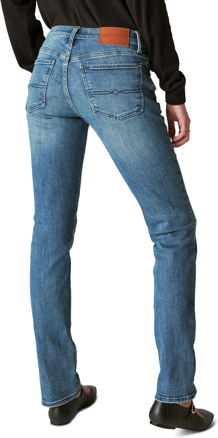 imageLucky Brand Womens Mid Rise Sweet Straight JeansGemini
