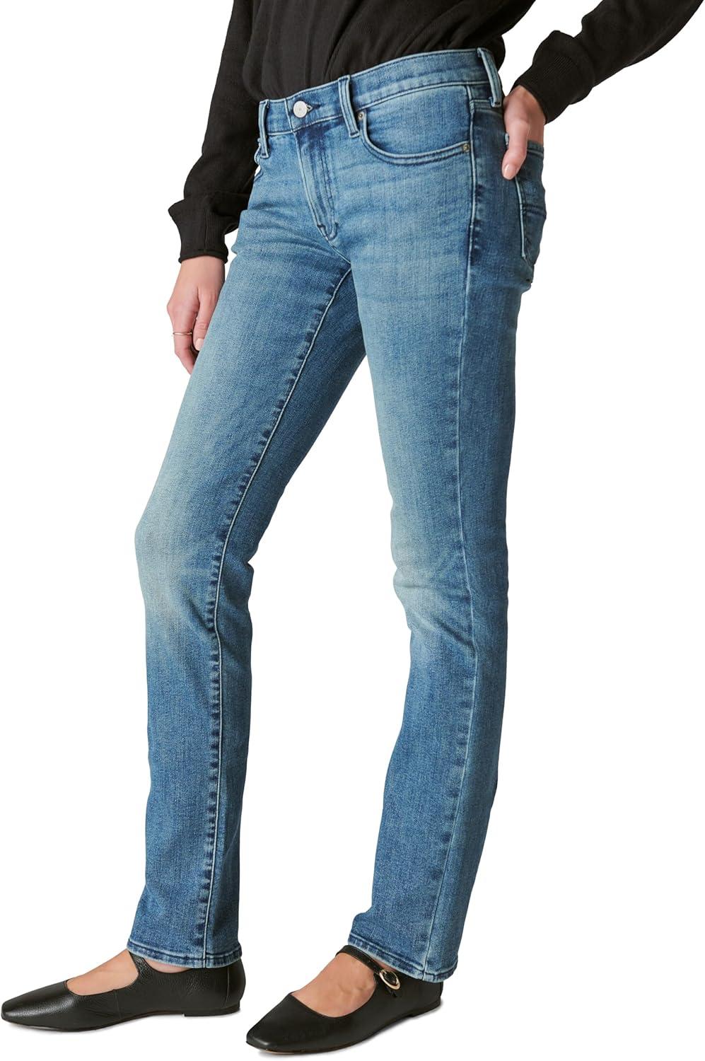 imageLucky Brand Womens Mid Rise Sweet Straight JeansGemini