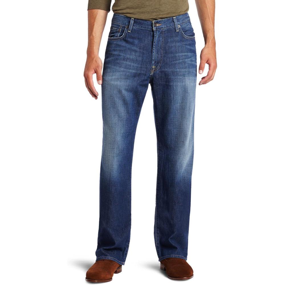 imageLucky Brand Mens 181 Relaxed Straight Leg Jean in Ol Night ShiftOl Neptune