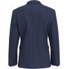 imageLucky Brand Mens Navy Seersucker Plaid Sportcoat Slim Fit Unstructured 2Button Notch Collar
