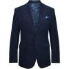 imageLucky Brand Mens Peak Lapel Blazer Slim Fit Brushed Cotton Unstructured 2Button Notch Collar Patch Pockets