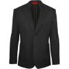 imageLucky Brand Mens Grey Solid Sport Coat Slim Fit Unstructured 2Button Notch Collar Patch Pockets Side Vents