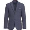 imageLucky Brand Mens Seersucker Stripe Sportcoat Navy Slim Fit Unstructured 2 Button