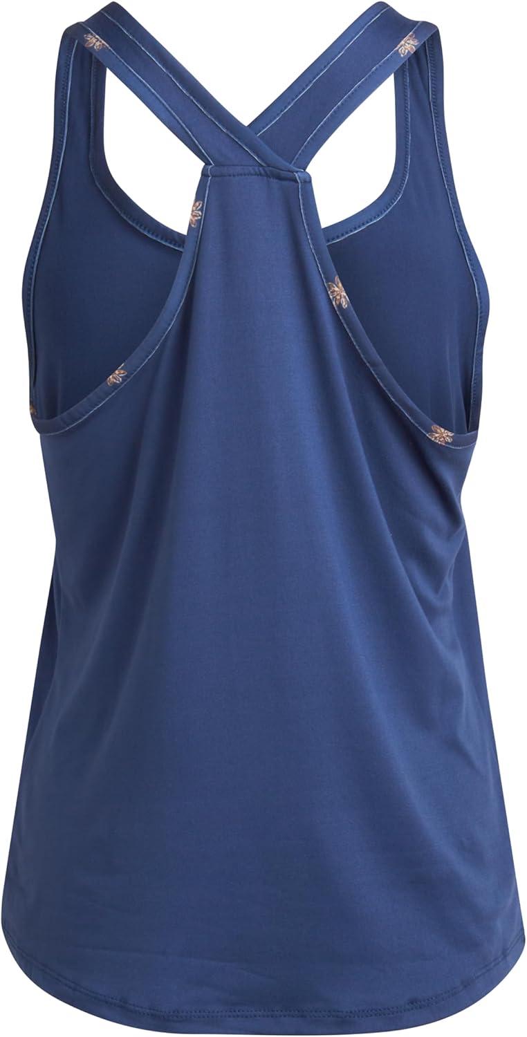 imageLucky Brand Womens 2 Piece Lounge Set Lightweight Soft Pajamas Sleepwear Crossback Tank Top and Sleep ShortsVintage IndigoStar Stamp