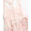 imageLucky Brand Womens 2 Piece Lounge Set Lightweight Soft Pajamas Sleepwear Crossback Tank Top and Sleep ShortsPink Tie Dye