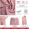 imageLucky Brand Womens Pajama Set  4 Piece Sleep Shirt Tank Top Pajama Pants Lounge Shorts SXLPink Floral