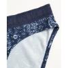 imageLucky Brand Womens Underwear  10 Pack Microfiber Bikini Panties SXLBlue Iris PaisleyHalogenBlue IrisGardeniaSilver Sconce