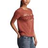 imageLucky Brand Womens Classic Crew Neck TeeCinnabar