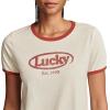 imageLucky Brand Womens Classic Crew Neck TeeLilly White
