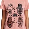 imageLucky Brand Womens Classic Crew Neck TeePeach Blossom