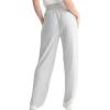 imageLucky Brand Womens Cloud Jersey Wide Leg PantHeather Grey
