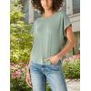imageLucky Brand Womens Sandwash Dolman TeeLoden GreenGreen