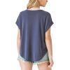 imageLucky Brand Womens Sandwash Dolman TeeNavy Blue