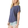 imageLucky Brand Womens Sandwash Dolman TeeNavy Blue