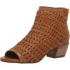 imageLucky Brand womens Mofira Woven Peep Toe BootieTan