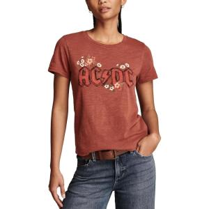 imageLucky Brand Womens Classic Crew Neck TeeCinnabar