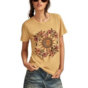 imageLucky Brand Womens Classic Crew Neck TeePale Gold