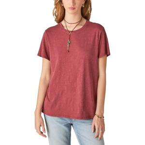 imageLucky Brand Womens Classic Crew Neck TeePomegranate