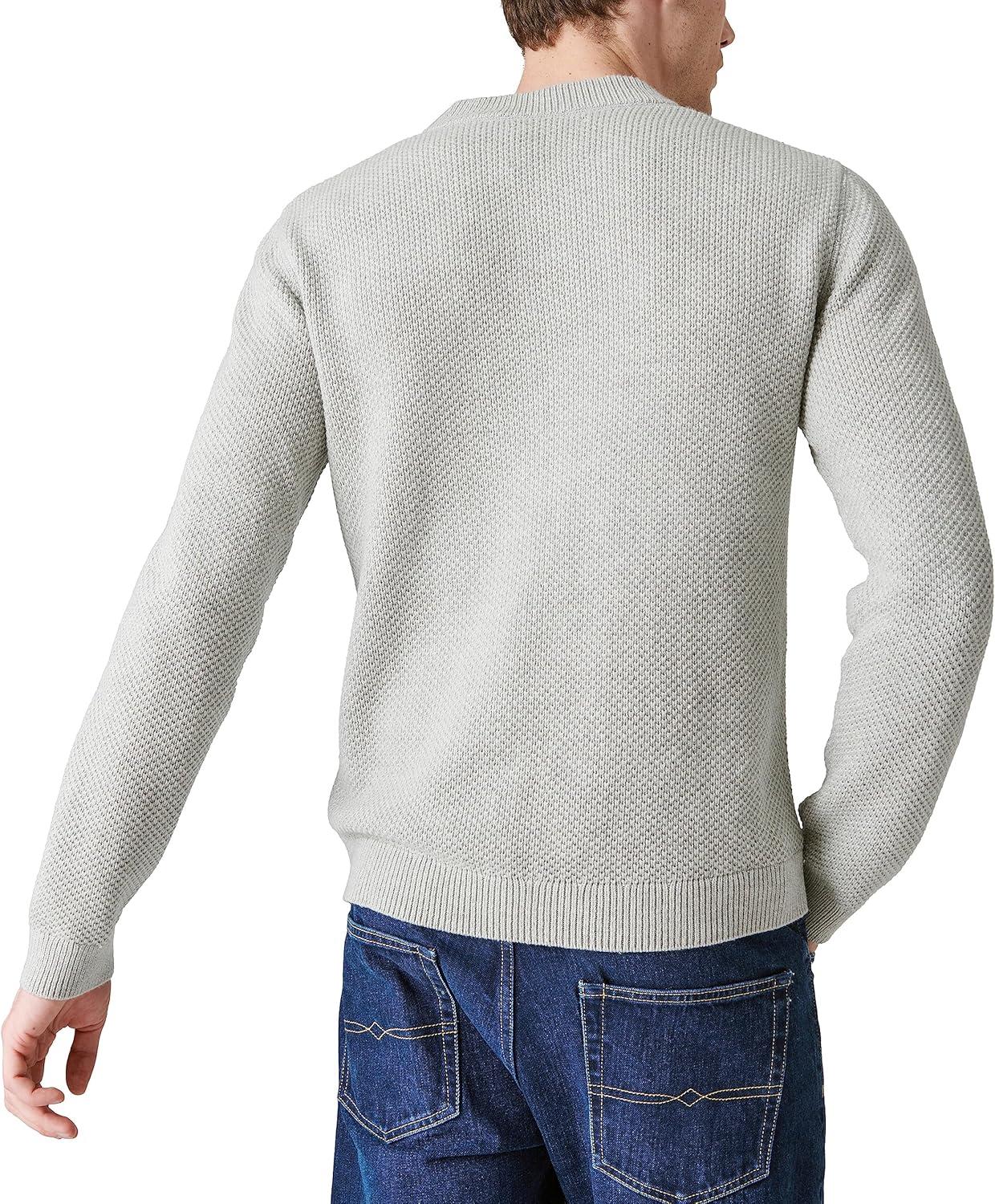imageLucky Brand Mens Lucky Brand Mens Cloud Soft Henley SweaterLight Heather Grey