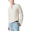 imageLucky Brand Mens Lucky Brand Mens Cloud Soft Henley SweaterStraw Heather