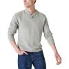 imageLucky Brand Mens Lucky Brand Mens Cloud Soft Henley SweaterLight Heather Grey