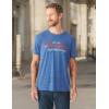 imageLucky Brand Mens Short Sleeve Crew Neck Fender Wave TeeMonaco Blue