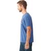 imageLucky Brand Mens Short Sleeve Crew Neck Fender Wave TeeMonaco Blue
