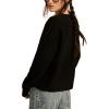 imageLucky Brand Womens Cloudsoft Crew Neck CardiganDark Black