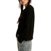 imageLucky Brand Womens Cloudsoft Crew Neck CardiganDark Black