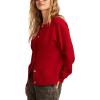 imageLucky Brand Womens Cloudsoft Crew Neck CardiganJester Red