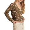imageLucky Brand Womens Floral Print CardiganDeep Depths Floral