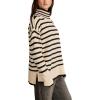 imageLucky Brand Womens Mock Neck TunicWhitecap Grey Stripe