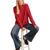 imageLucky Brand womens Mock NeckTango Red