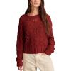 imageLucky Brand Womens Bobble CrewCabernet