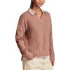 imageLucky Brand Womens Notch Neck PulloverBurlwood
