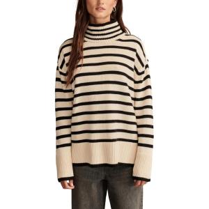 imageLucky Brand Womens Mock Neck TunicWhitecap Grey Stripe