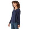 imageLucky Brand Womens Long Sleeve Crew Neck TopAmerican Navy